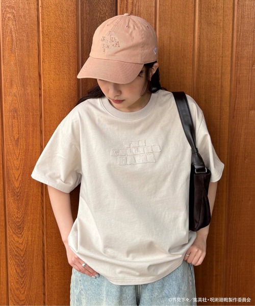 ZOZOSPOT(ゾゾスポット)の「TVアニメ『呪術廻戦』「死滅回游」 × ZOZOTOWN ロゴステッチTシャツ(Tシャツ/カットソー・レディース・レッド/ブルー/ライトベージュ/ブラック/カーキ・S/M/L/XL)」の1枚目の写真