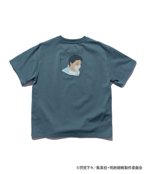 ZOZOSPOT(ゾゾスポット)の「TVアニメ『呪術廻戦』「死滅回游」 × ZOZOTOWN ロゴステッチTシャツ(Tシャツ/カットソー・レディース・レッド/ブルー/ライトベージュ/ブラック/カーキ・S/M/L/XL)」の4枚目の写真
