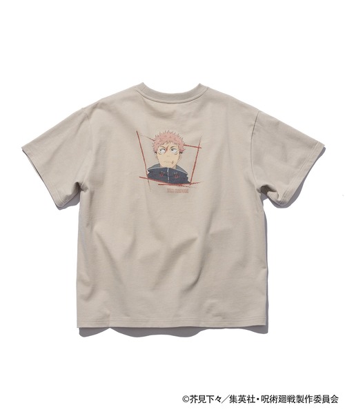 ZOZOSPOT(ゾゾスポット)の「TVアニメ『呪術廻戦』「死滅回游」 × ZOZOTOWN ロゴステッチTシャツ(Tシャツ/カットソー・レディース・レッド/ブルー/ライトベージュ/ブラック/カーキ・S/M/L/XL)」の15枚目の写真