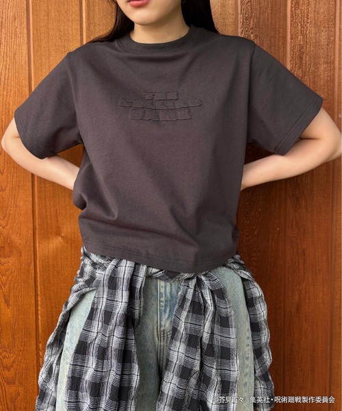 ZOZOSPOT(ゾゾスポット)の「TVアニメ『呪術廻戦』「死滅回游」 × ZOZOTOWN ロゴステッチTシャツ(Tシャツ/カットソー・レディース・レッド/ブルー/ライトベージュ/ブラック/カーキ・S/M/L/XL)」の9枚目の写真