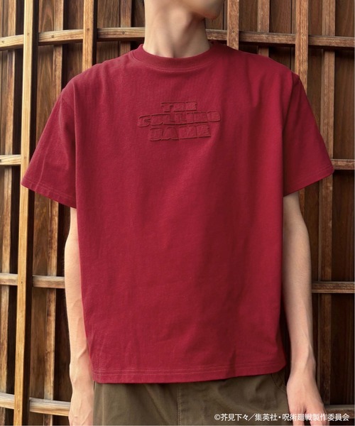 ZOZOSPOT(ゾゾスポット)の「TVアニメ『呪術廻戦』「死滅回游」 × ZOZOTOWN ロゴステッチTシャツ(Tシャツ/カットソー・レディース・レッド/ブルー/ライトベージュ/ブラック/カーキ・S/M/L/XL)」の13枚目の写真