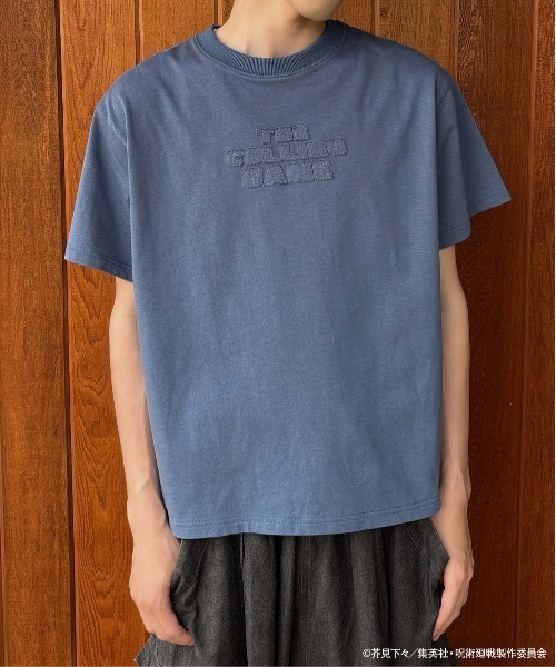 ZOZOSPOT(ゾゾスポット)の「TVアニメ『呪術廻戦』「死滅回游」 × ZOZOTOWN ロゴステッチTシャツ(Tシャツ/カットソー・レディース・レッド/ブルー/ライトベージュ/ブラック/カーキ・S/M/L/XL)」の11枚目の写真
