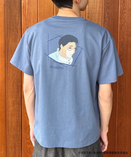 ZOZOSPOT(ゾゾスポット)の「TVアニメ『呪術廻戦』「死滅回游」 × ZOZOTOWN ロゴステッチTシャツ(Tシャツ/カットソー・レディース・レッド/ブルー/ライトベージュ/ブラック/カーキ・S/M/L/XL)」の12枚目の写真