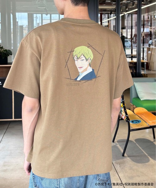ZOZOSPOT(ゾゾスポット)の「TVアニメ『呪術廻戦』「死滅回游」 × ZOZOTOWN ロゴステッチTシャツ(Tシャツ/カットソー・レディース・レッド/ブルー/ライトベージュ/ブラック/カーキ・S/M/L/XL)」の14枚目の写真