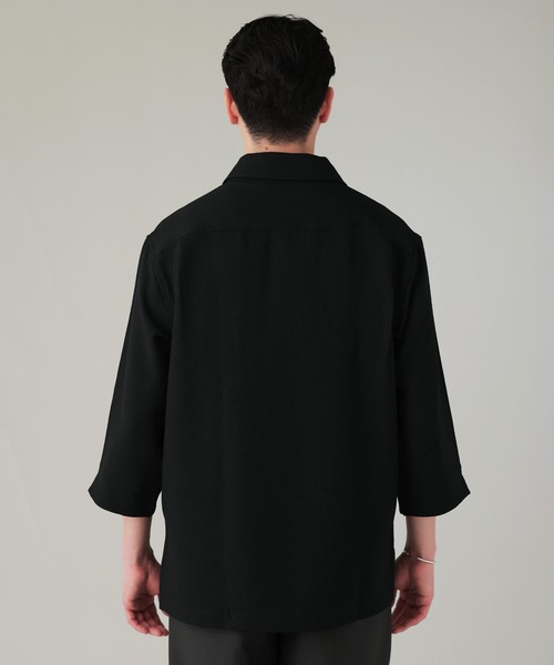 LIL VENDARS(リルヴェンダース)の「Buyer's Select/接触冷感パナマ 7分袖カブリシャツ(シャツ/ブラウス・メンズ・ピンク/ベージュ/ブラック/ホワイト・M/LL/L)」の20枚目の写真