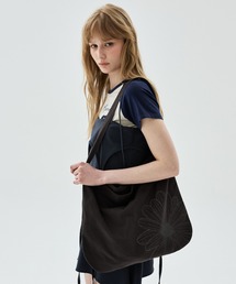 ECO BAG FLOWER CRACKED / エコバッグ フラワー マルディ クラック