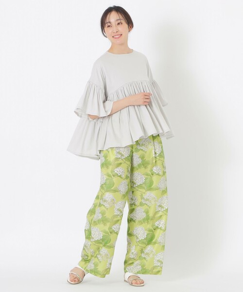 S.ESSENTIALS(エスエッセンシャルズ)の「ティアードカットソー(Tシャツ/カットソー・レディース・ホワイト系その他/ブラウン系その他/ブラック・38)」の4枚目の写真