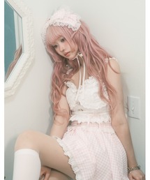 Fiorforte（フィオルフォルテ）の「lacy rose corset tops（キャミソール）」