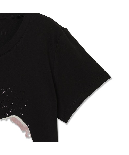 galliano カットソー マリリンモンローXS 黒 グリッター MARILYN Iconic Tee マリリン・モンロー Collection Tシャツ 半袖