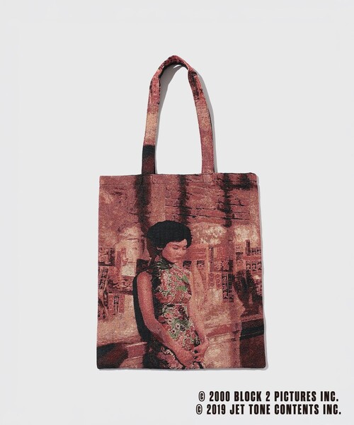 ADAM ET ROPE'(アダムエロペ)の「【花様年華 × 10Culture for ADAM ET ROPE'】TOTE BAG(トートバッグ・メンズ・ブラック・FREE)」の3枚目の写真
