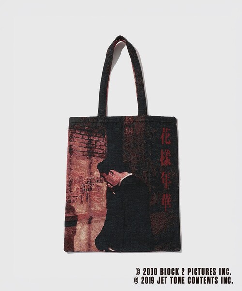 ADAM ET ROPE'(アダムエロペ)の「【花様年華 × 10Culture for ADAM ET ROPE'】TOTE BAG(トートバッグ・メンズ・ブラック・FREE)」の4枚目の写真