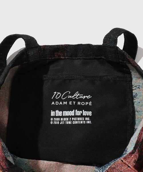 ADAM ET ROPE'(アダムエロペ)の「【花様年華 × 10Culture for ADAM ET ROPE'】TOTE BAG(トートバッグ・メンズ・ブラック・FREE)」の9枚目の写真