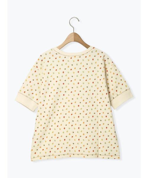 Samansa Mos2(サマンサ モスモス)の「【メルヘン×Samansa Mos2】ワッフル総柄Tシャツ(Tシャツ/カットソー・レディース・ミント/キナリ/オフホワイト・F)」の8枚目の写真