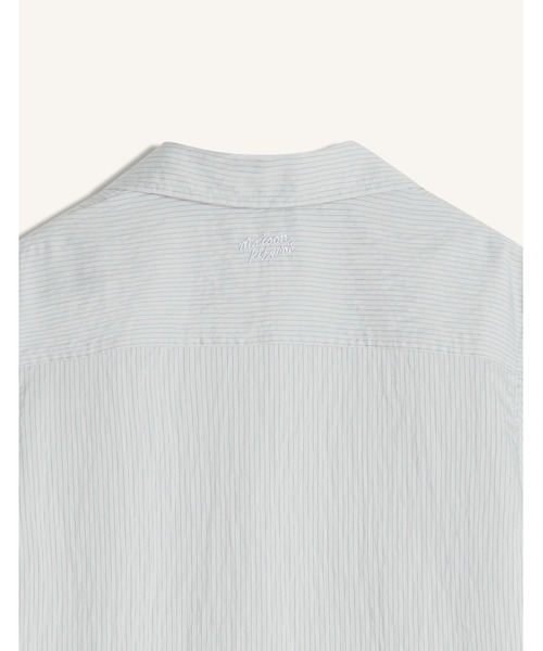 Maison Kitsune(メゾンキツネ)の「STRIPED RESORT SHIRT(シャツ/ブラウス・レディース・グレー/ブラウン・38/36/34)」の5枚目の写真