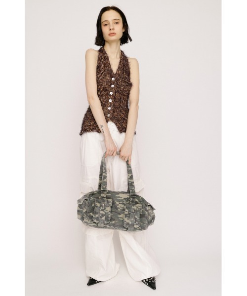SLY（スライ）の「CAMO BOSTON BAG カモボストンバッグ 春服 夏服（ボストンバッグ・レディース・ベージュ/マルチ・FREE）」の17枚目の写真