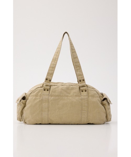 SLY（スライ）の「CAMO BOSTON BAG カモボストンバッグ 春服 夏服（ボストンバッグ・レディース・ベージュ/マルチ・FREE）」の5枚目の写真