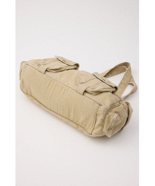 SLY（スライ）の「CAMO BOSTON BAG カモボストンバッグ 春服 夏服（ボストンバッグ・レディース・ベージュ/マルチ・FREE）」の10枚目の写真