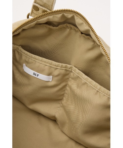 SLY（スライ）の「CAMO BOSTON BAG カモボストンバッグ 春服 夏服（ボストンバッグ・レディース・ベージュ/マルチ・FREE）」の11枚目の写真