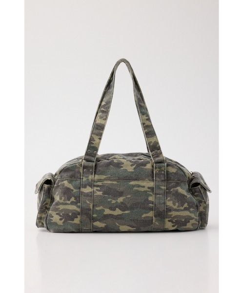 SLY（スライ）の「CAMO BOSTON BAG カモボストンバッグ 春服 夏服（ボストンバッグ・レディース・ベージュ/マルチ・FREE）」の15枚目の写真