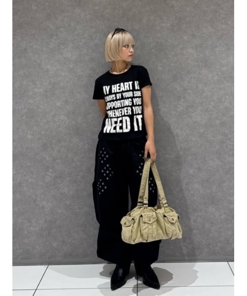 SLY(スライ)の「CAMO BOSTON BAG カモボストンバッグ 春服 夏服(ボストンバッグ・レディース・ベージュ/マルチ・FREE)」の22枚目の写真