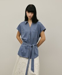 GRACE CONTINENTAL 半袖シャツ ブラウス GRACE CONTINENTAL｜グレースコンチネンタルのシャツ/ブラウス（半袖