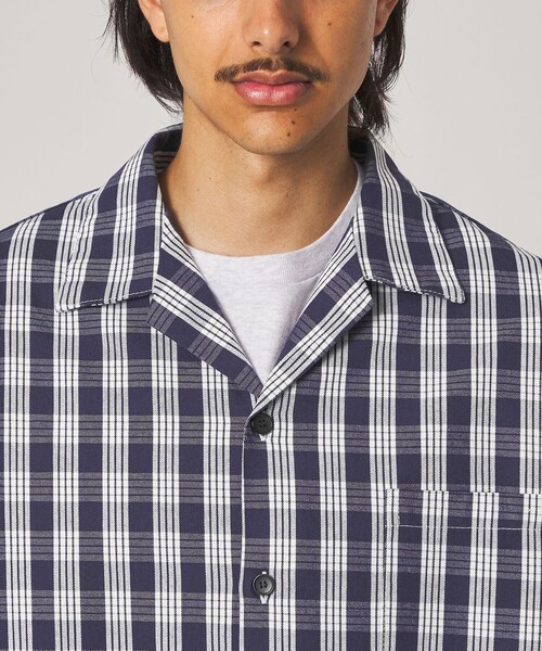 TWO PALMS(トゥーパームス)の「<TWO PALMS × Steven Alan> PALMS PALAKA SSH/シャツ(シャツ/ブラウス・メンズ・ライトグレー/ネイビー・M/L)」の9枚目の写真
