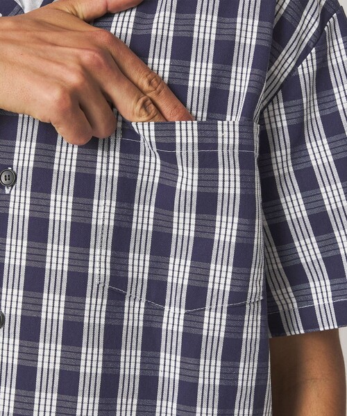 TWO PALMS(トゥーパームス)の「<TWO PALMS × Steven Alan> PALMS PALAKA SSH/シャツ(シャツ/ブラウス・メンズ・ライトグレー/ネイビー・M/L)」の13枚目の写真