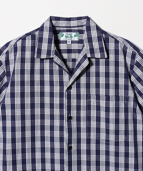 TWO PALMS(トゥーパームス)の「<TWO PALMS × Steven Alan> PALMS PALAKA SSH/シャツ(シャツ/ブラウス・メンズ・ライトグレー/ネイビー・M/L)」の15枚目の写真