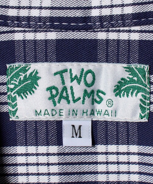TWO PALMS(トゥーパームス)の「<TWO PALMS × Steven Alan> PALMS PALAKA SSH/シャツ(シャツ/ブラウス・メンズ・ライトグレー/ネイビー・M/L)」の4枚目の写真