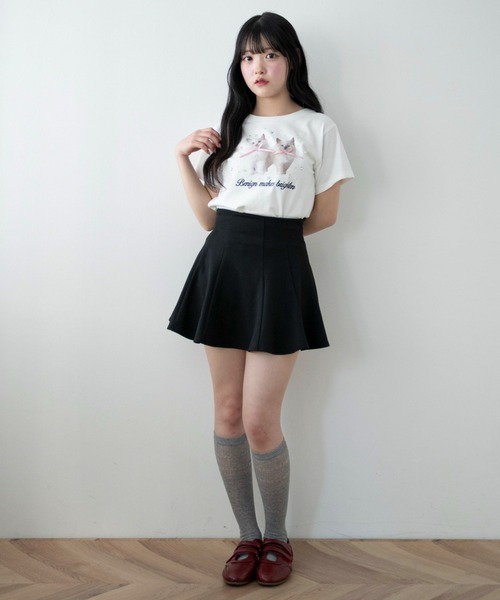 WEGO(ウィゴー)の「WEGO/フレアミニスカート(スカート・レディース・ブラック・FREE)」の8枚目の写真