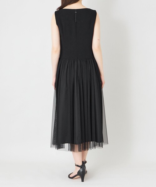 TO BE CHIC(トゥー ビー シック)の「BOB&PINK シャドウエアチュールアクセントワンピース(ワンピース・レディース・ブラック/ピンク系その他2・40)」の10枚目の写真