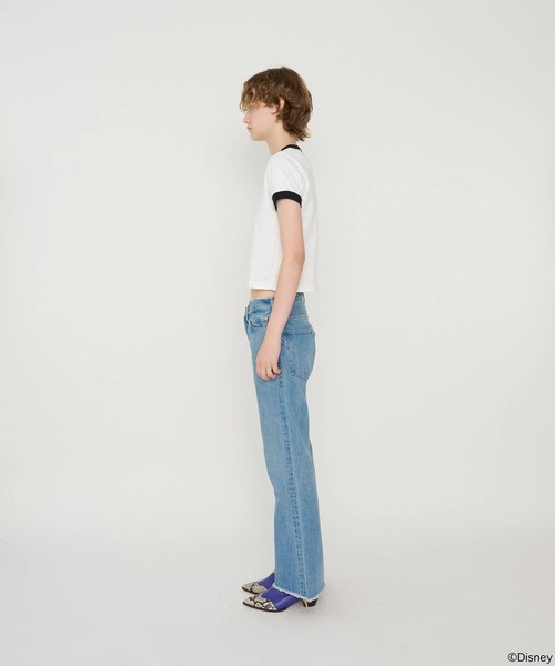 JANE SMITH / JOHN SMITH（ジェーンスミスジョンスミス）の「MICKEY FACE RINGER T-SHIRT（Tシャツ/カットソー・レディース・ブラック・SMALL/X-SMALL）」の7枚目の写真