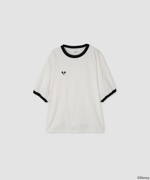 JANE SMITH / JOHN SMITH（ジェーンスミスジョンスミス）の「MICKEY FACE RINGER T-SHIRT（Tシャツ/カットソー・レディース・ブラック・SMALL/X-SMALL）」の6枚目の写真
