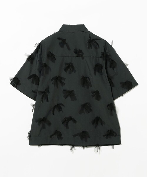 Sister Jane(シスタージェーン)の「sister jane / Nilsson Trimmed Boxy Shirt(シャツ/ブラウス・レディース・ブラック・XX-SMALL)」の6枚目の写真