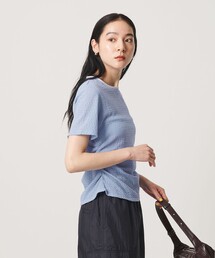 BEAUTY&YOUTH UNITED ARROWS | ベロア パイピング ギャザー カットソー(Tシャツ/カットソー)