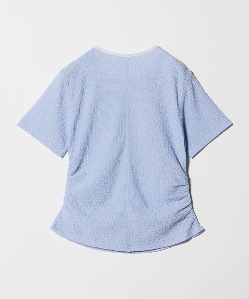 BEAUTY&YOUTH UNITED ARROWS(ビューティーアンドユースユナイテッドアローズ)の「ベロア パイピング ギャザー カットソー(Tシャツ/カットソー・レディース・ホワイト/ブラック/ライトブルー・FREE)」の17枚目の写真