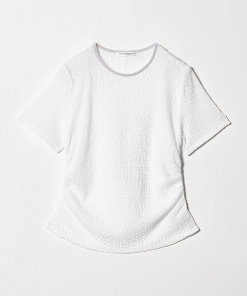 BEAUTY&YOUTH UNITED ARROWS(ビューティーアンドユースユナイテッドアローズ)の「ベロア パイピング ギャザー カットソー(Tシャツ/カットソー・レディース・ホワイト/ブラック/ライトブルー・FREE)」の22枚目の写真