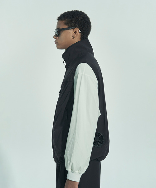 VICTIM(ヴィクティム)の「VICTIM ヴィクティム / ×空調服 AIR-CONDITIONED VEST 空調ナイロンベスト / VTM-26-O-005(ベスト・メンズ・ネイビー/グレー/ブラック・2/1)」の5枚目の写真