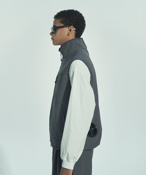 VICTIM(ヴィクティム)の「VICTIM ヴィクティム / ×空調服 AIR-CONDITIONED VEST 空調ナイロンベスト / VTM-26-O-005(ベスト・メンズ・ネイビー/グレー/ブラック・2/1)」の13枚目の写真