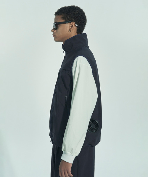 VICTIM(ヴィクティム)の「VICTIM ヴィクティム / ×空調服 AIR-CONDITIONED VEST 空調ナイロンベスト / VTM-26-O-005(ベスト・メンズ・ネイビー/グレー/ブラック・2/1)」の15枚目の写真