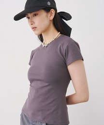 Back corset T-shirt／コルセットデザイン半袖Tシャツ
