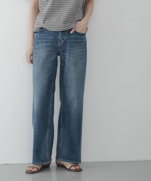 Healthy denim(ヘルシーデニム)の「Healthy DENIM PINK PEPPER MIDRISE(デニムパンツ・レディース・インディゴブルー・25/24)」の1枚目の写真