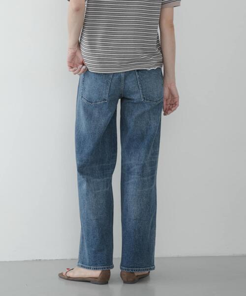 Healthy denim(ヘルシーデニム)の「Healthy DENIM PINK PEPPER MIDRISE(デニムパンツ・レディース・インディゴブルー・25/24)」の4枚目の写真