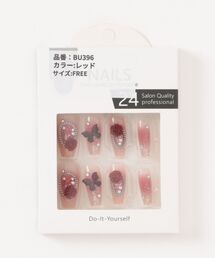 NO WAY（ノーウェイ）の「/y2k　バタフライローズネイルチップ(BDS)（ネイルシール/ネイルチップ）」