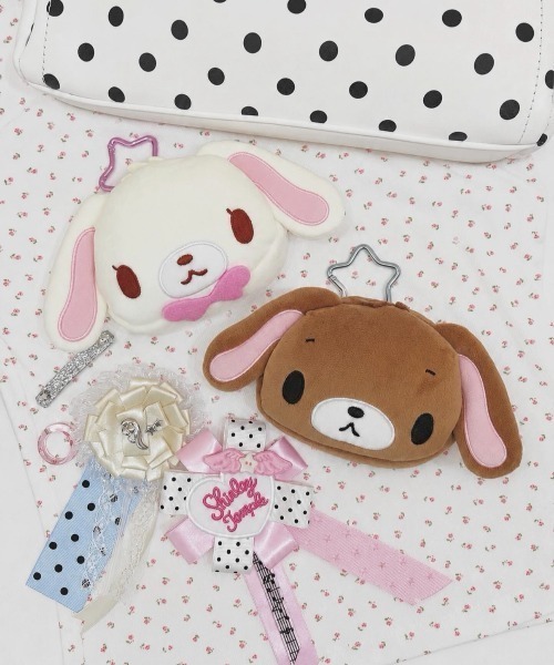 nini toys】≪シュガーバニーズ≫カラビナ付きフェイスポーチ（ポーチ