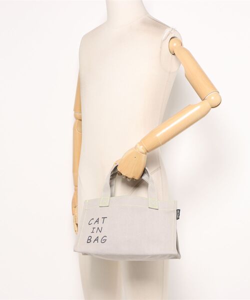 studio CLIP（スタディオクリップ）の「収納トート[CAT BY CLIP]（トートバッグ・レディース・グレー・FREE）」の15枚目の写真