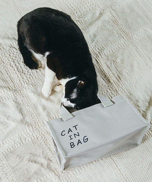 studio CLIP（スタディオクリップ）の「収納トート[CAT BY CLIP]（トートバッグ・レディース・グレー・FREE）」の14枚目の写真