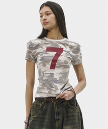 TAKEASY（テイクイージー）の「ウィメンズカモナンバリングショートスリーブ（カモストーン）（Tシャツ/カットソー）」