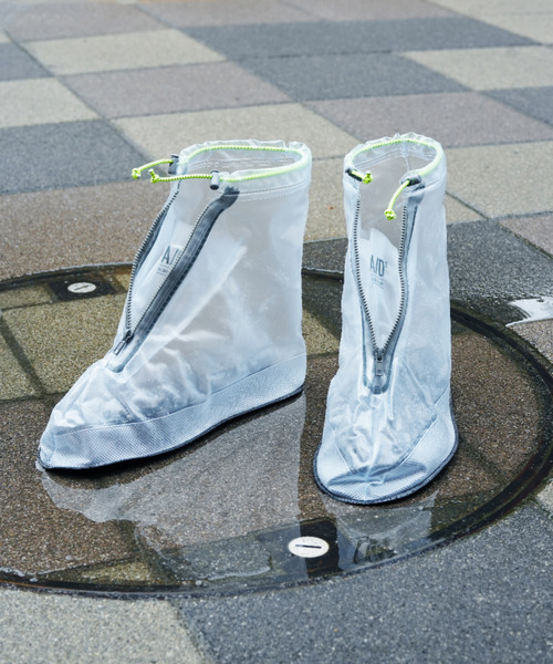 SiNCERE(シンシア)の「b.c.l A/D2 シューズ レインカバー PVC(レインシューズ・メンズ・イエロー/ブラック・L/M)」の21枚目の写真