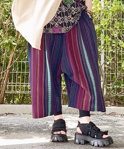 チャイハネ(チャイハネ)の「【チャイハネ】ラナダイMEN'Sサルエルパンツ(その他パンツ・メンズ・ブラック/ベージュ/レッド・FREE)」の3枚目の写真